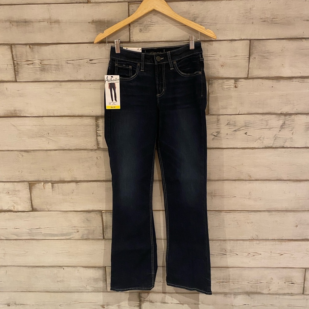 Silver Jeans Women's Deep Indigo Boot Cut Jeans